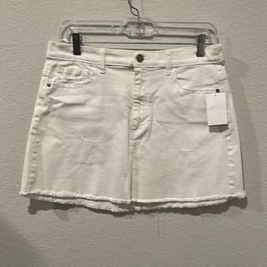 White Denim Mini Skit - Size US W L